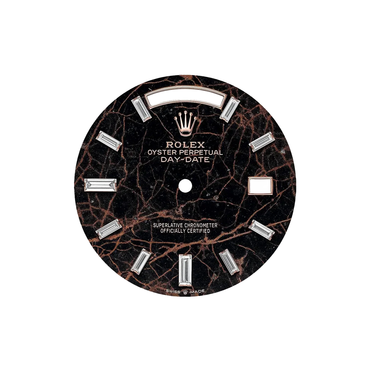 Day Date President 40 mm Everose Gold Eisenkiesel Diamond Dial 228235