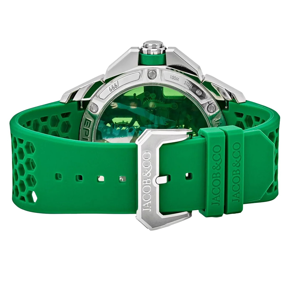 Epic X CR7 44mm Heart of CR7 Stainless Steel Green on Strap EX120.10.AD.AA.ABRUA