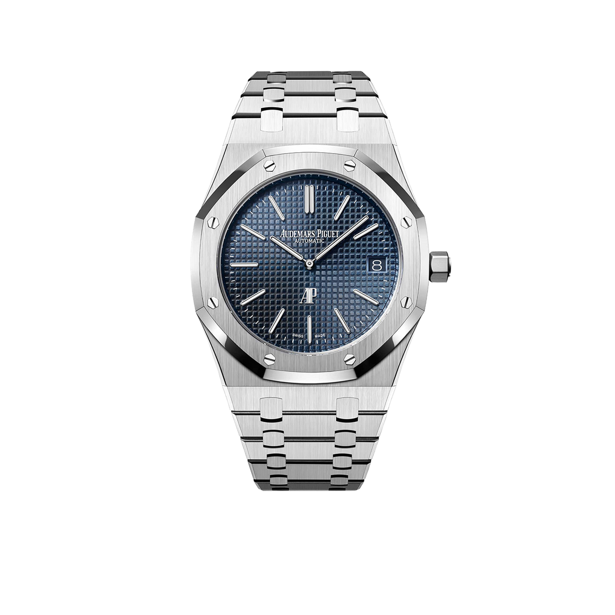 Royal Oak 15202ST.OO.1240ST.01.A 'Jumbo' Extra-Thin Stainless Steel Blue Dial