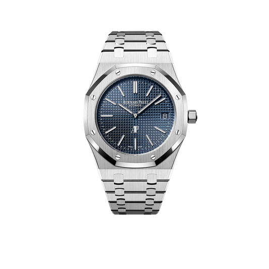 Royal Oak 15202ST.OO.1240ST.01.A 'Jumbo' Extra-Thin Stainless Steel Blue Dial