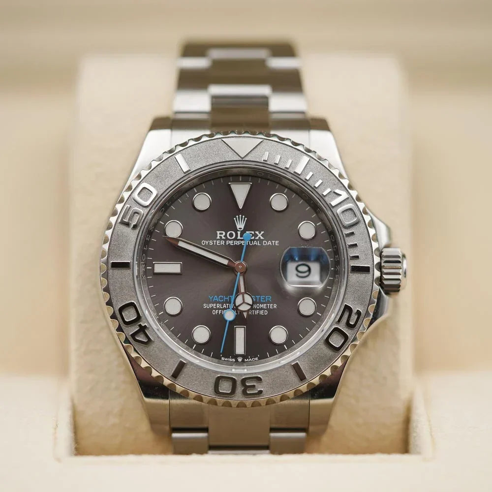 Yacht-Master 40 mm Dark Rhodium Dial, Stainless Steel Oyster Bracelet Mens Watch M126622-0001