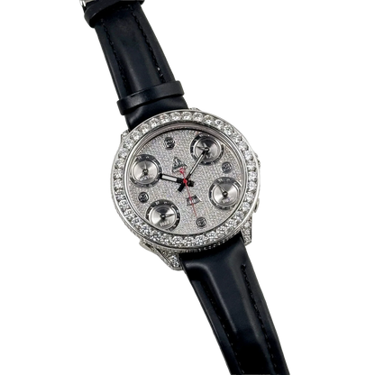 Five Time Zone Steel Diamond 40mm JCM-30