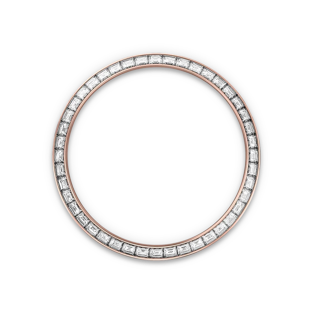 Land-Dweller Oyster 40mm Everosegold & Diamonds Intense White Honeycomb Motif Dial  127385TBR-0003