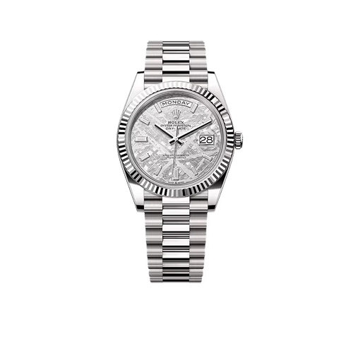 Day-Date 40 228239 White Gold Meteorite Diamond Dial