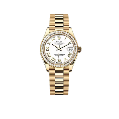Datejust 31mm White Dial, 18kt Yellow Gold 278288