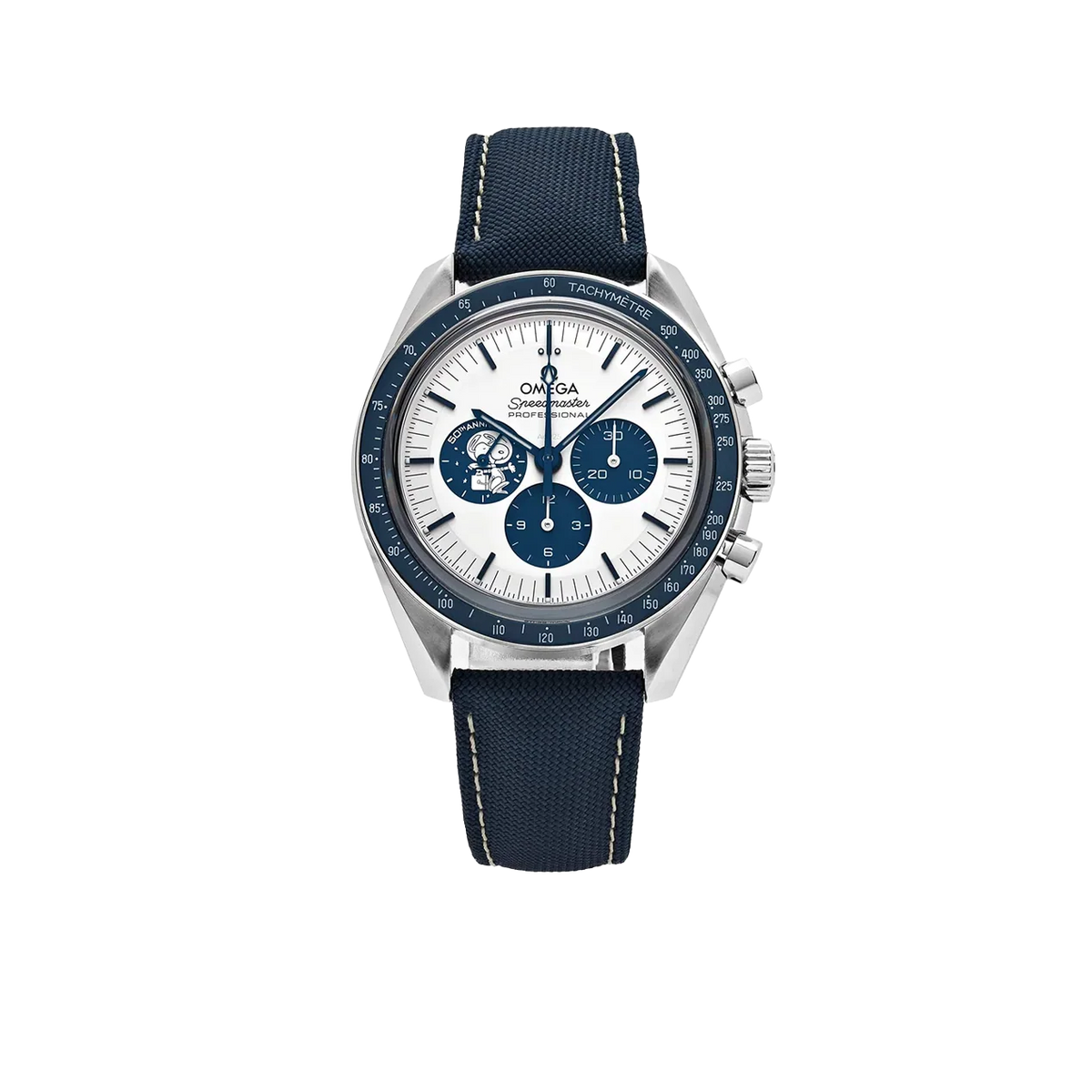 Speedmaster 42mm Silver Snoopy Award 50th Anniversary
