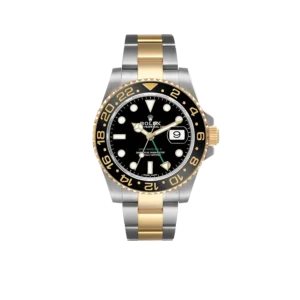 Rolex GMT Master II 40mm Steel Yellow Gold Mens Watch 116713